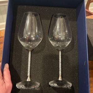 Swarovski Crystalline White Wine Glasses